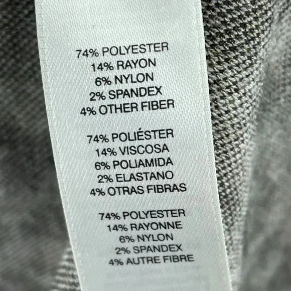 Chicos Leopard Print 3/4 Sleeve Tunic Top Size 1 (M) Polyester/Rayon 0478 - Picture 3 of 8